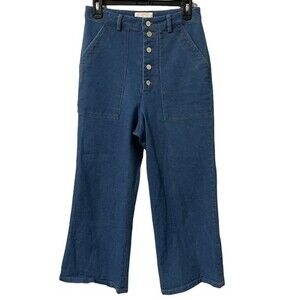 Capulet Lottie Jean Light Blue Jeans Cropped Wide Leg Size 6‎ / Medium